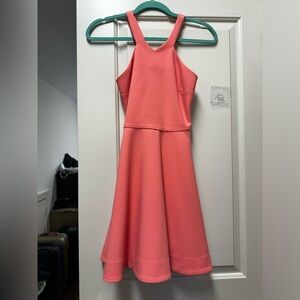 Elizabeth and James Coral Skater Dress